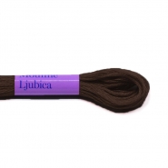 Stickgarn, Ljubica, 360307-491, dunkelbraun