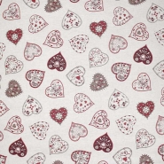 Deko, Druck, imprägniert, Herzen, 27795