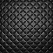 Kunstleder Kapitone, 27814-07, schwarz