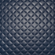 Kunstleder Kapitone, 27814-08, dunkelblau