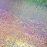 Kunstleder Hologram, 27819-1, orange-rosa