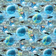 Jersey, Baumwolle, digital, für Kinder, 27845