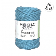 Garn, Macrame Rope 4 mm, 24316-21, hellblau
