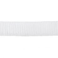 Gummiband, Plissee, 50 mm, 23160-001, weiß