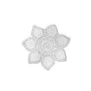 Applikation, Blüte, 28039-001, weiß