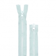 Reißverschluss, teilbar, 120 cm, 6 mm, 2 Schlüssel, 28080-714, mintblau