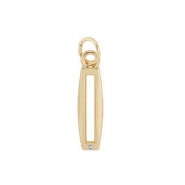 Anhänger für Reißverschluss, 28082-100, golden