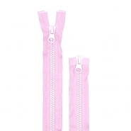 Reißverschluss, teilbar, 120 cm, 6 mm, 2 Schlüssel, 28080-534, rosa