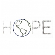 Applikation mit Kristallen, Aufschrift, 28169-001