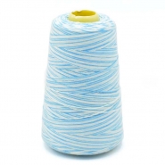 Faden 3000, 28300-101, weiß-blau