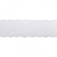 Spitze, elastisch, 50 mm, 28360-550, weiß