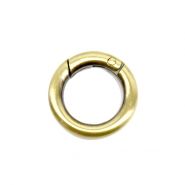 Karabiner, rund, 25 mm, 22155-111, golden