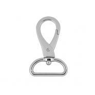 Karabiner, 32 mm, 28363-101 silbern