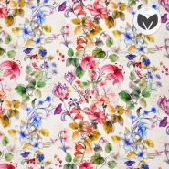 Gewebe, Viskose, digital, floral, 28470-001