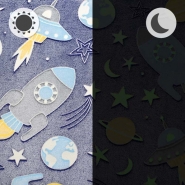 Velours coral, beidseitig, für Kinder, 28525-3685