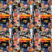 Jersey, Baumwolle, digital, Stadt, 28533