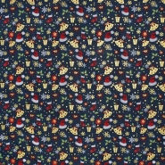 Baumwolle, Popeline, festlich, 28544-008, blau