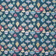 Baumwolle, Popeline, festlich, 28548-024, petrol