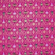 Baumwolle, Popeline, festlich, 28552-045, rosa