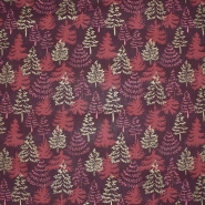 Baumwolle, Popeline, festlich, 28553-018, bordeaux