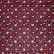 Baumwolle, Popeline, festlich, 28555-018, bordeaux