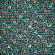 Baumwolle, Popeline, festlich, 28555-028, grün