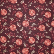 Baumwolle, Popeline, festlich, 28556-018, bordeaux