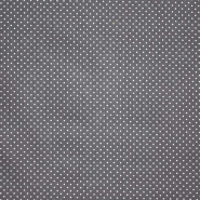 Baumwolle, Popeline, Punkte, 28595, grau