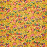 Baumwolle, Popeline, Natur, 28654-01, gelb