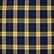 Anzugstoff, Karo, 22006-32, gelb