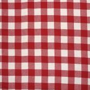 Dekobaumwolle, Karo, 28741-5, rot