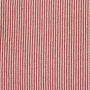 Dekobaumwolle, Streifen, 28742-5, rot