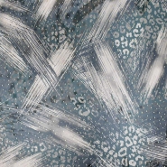 Chiffon, Polyester, digital, abstrakt, 28784-5, grün