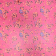 Chiffon, Polyster, digital, floral, 28786-13, rosa