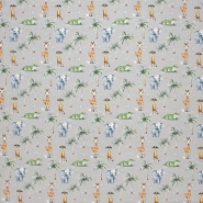 Jersey, Baumwolle, digital, Tiere, 29005-22, grau