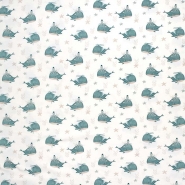 Jersey, Baumwolle, digital, Meer, 29012-02