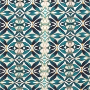 Jersey, Baumwolle, digital, oriental, 29013-09, grün