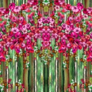 Jersey, Baumwolle, digital, floral, 29099