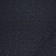 Jacquard, beidseitig, geometrisch, 29106-002, blau-schwarz