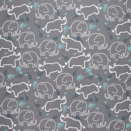 Jersey, Baumwolle, Tiere, 29109-306