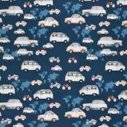 Jersey, Baumwolle, retro, 29113-567