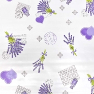 PVC für Tischdecken, pflanzlich, 27982-04, weiß