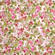 Gewebe, Viskose, digital, abstrakt, 29175-002, grün-rosa