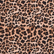 Gewebe, Viskose, digital, tierisch, 29186-001, braun