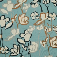 Gewebe, Viskose, floral, 29226-32