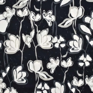 Gewebe, Viskose, floral, 29226-39