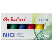 Nähfadenset Flex 120, elastisch, 37082-464 1111, mehrfarbig