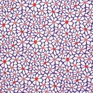 Baumwolle, Popeline, floral, 29233-01, violett