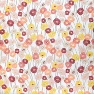 Deko, Druck, imprägniert, floral, 29337