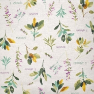 Deko, Druck, imprägniert, pflanzlich, 29343